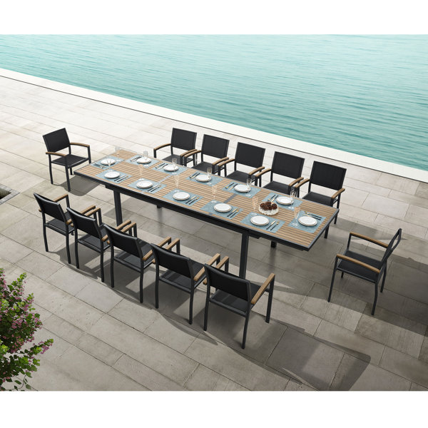 Higold Heck Rectangular 12 Person Outdoor Dining Set Wayfair